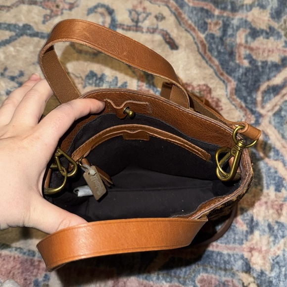 Madewell Small Transport Crossbody in Calf Hair - Picture 5 of 6